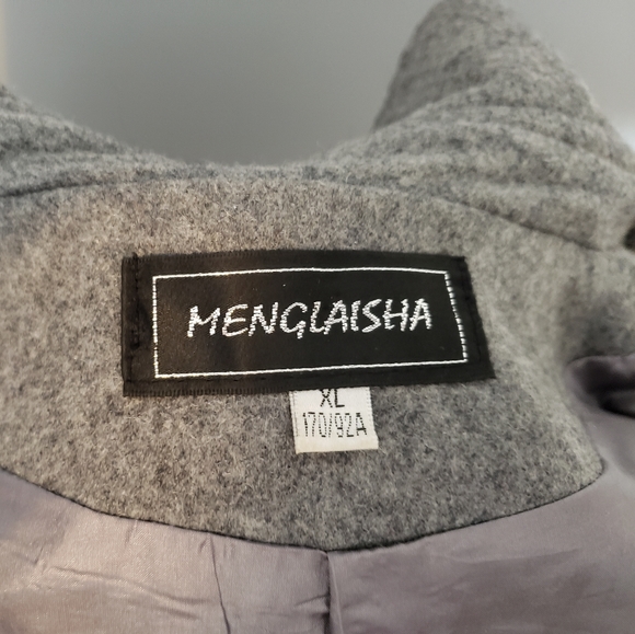 Grey wool coat - Picture 7 of 10